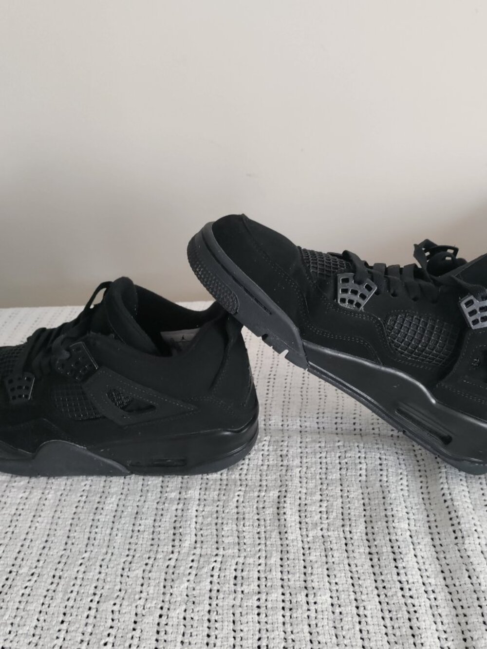 Nike Air Jordan 4 Retro Black Cat 2020 Sz 8.5 Men OG CU1110-010 Pre-Owned CLEAN